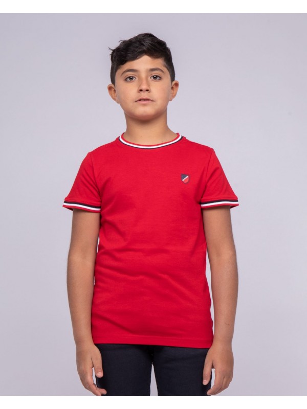 T-shirt col rond pur coton...