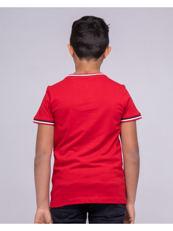 T-shirt col rond pur coton...