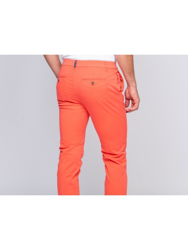 Pantalon chino CALES - Corail