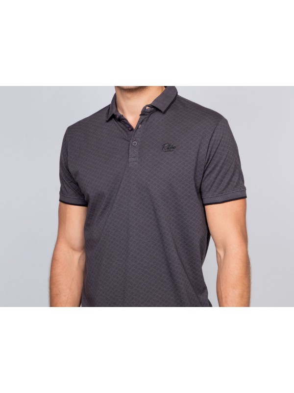 Polo pur coton PRONE - Gris