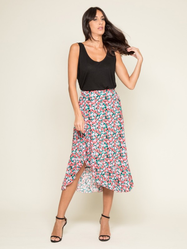 T-shirt sans manches lin...