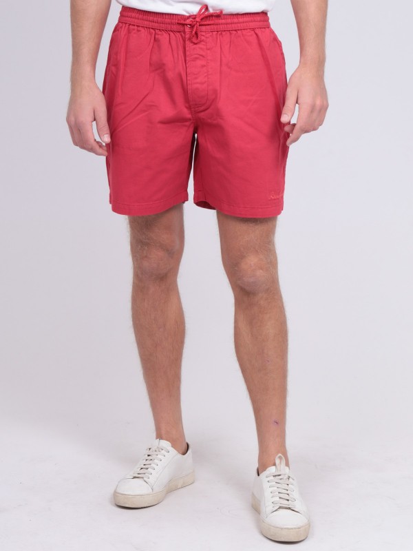 SHORT CASSIS - Rouge foncé