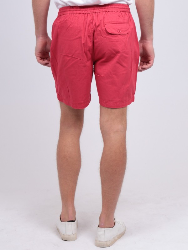 SHORT CASSIS - Rouge foncé