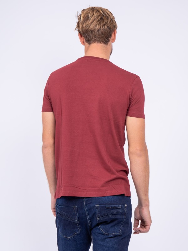 T-shirt col rond pur coton...