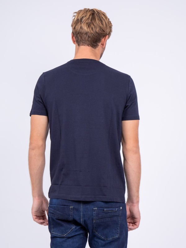 T-shirt col rond pur coton...