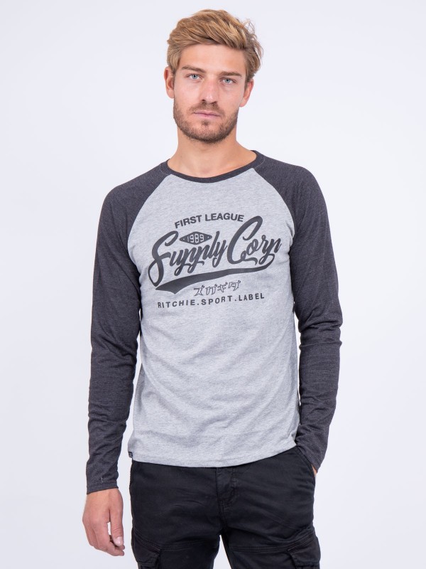 T-shirt manches longues col...