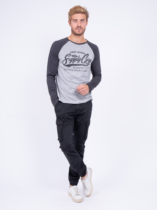 T-shirt manches longues col...