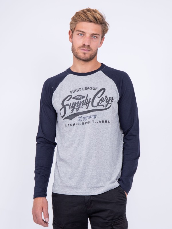 T-shirt manches longues col...