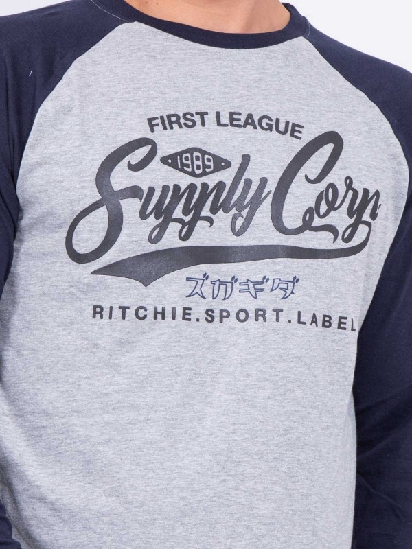 T-shirt manches longues col...