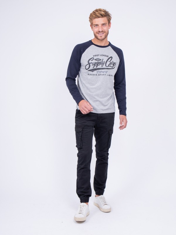 T-shirt manches longues col...