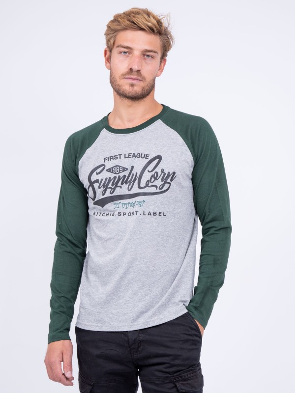 T-shirt manches longues col...