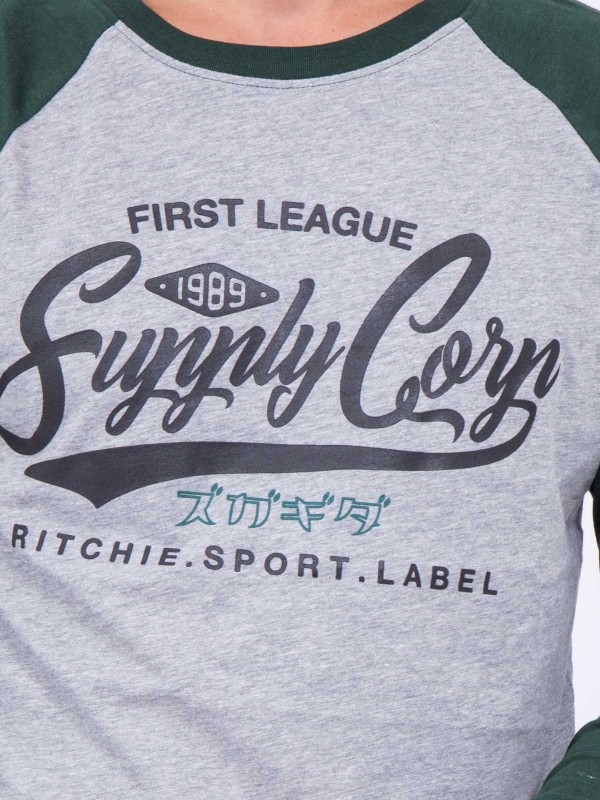 T-shirt manches longues col...