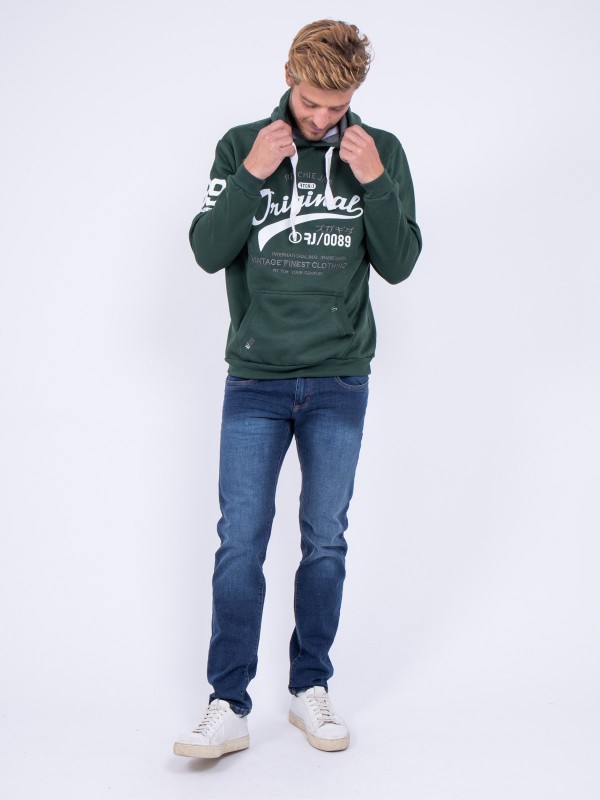 Sweat capuche WARLUZ - Vert