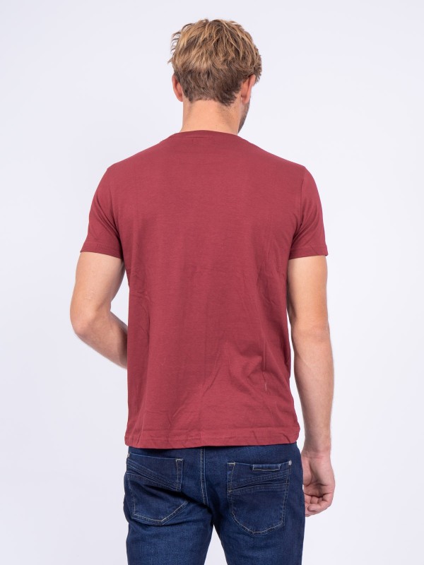 T-shirt col rond pur coton...