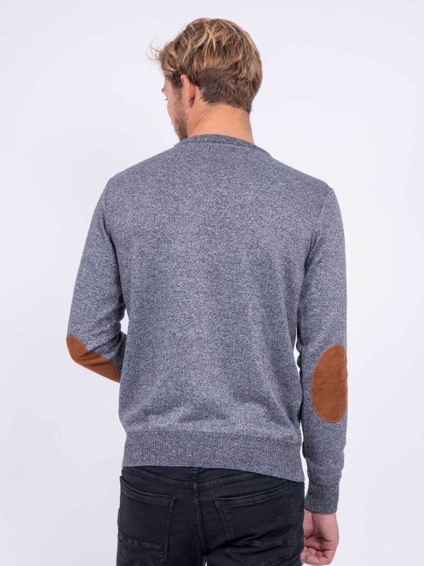 Pull col V LAMBOISE - Gris...