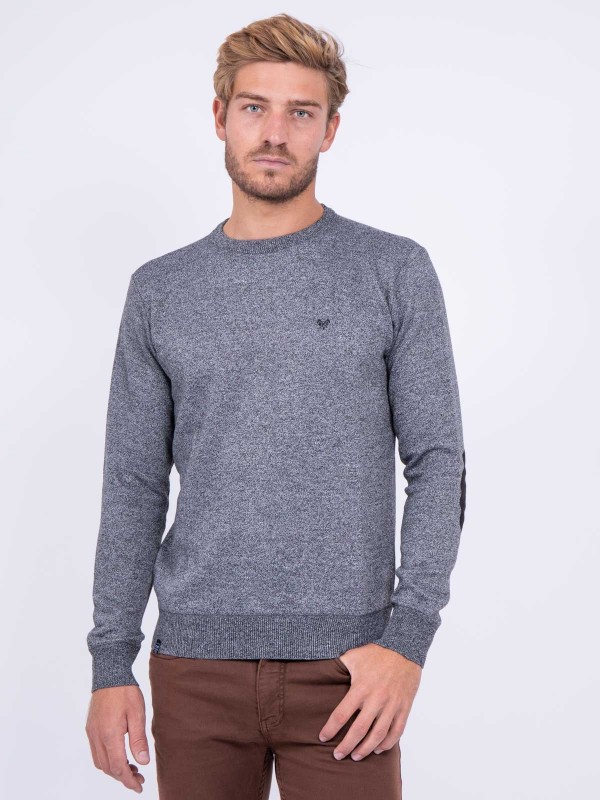 Pull col rond LAMBRE - Gris...