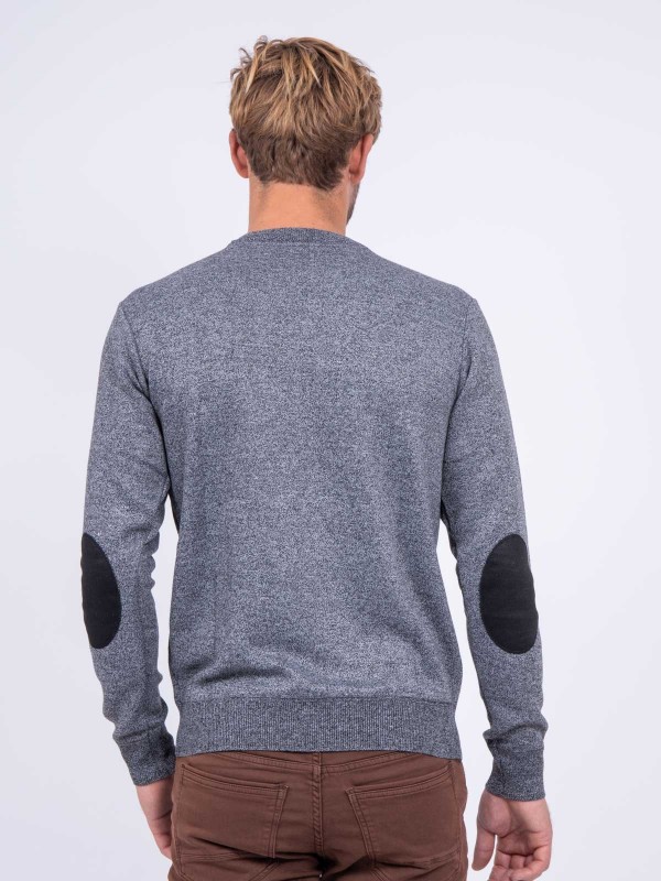 Pull col rond LAMBRE - Gris...