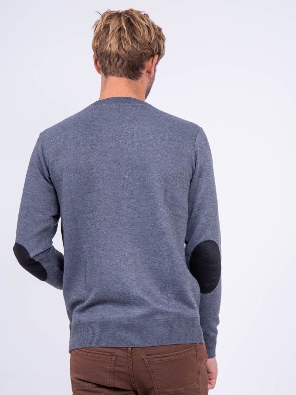 Pull col rond LAMBRE - Gris...