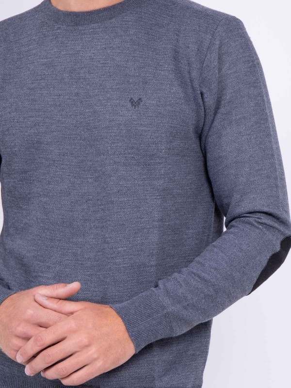 Pull col rond LAMBRE - Gris...