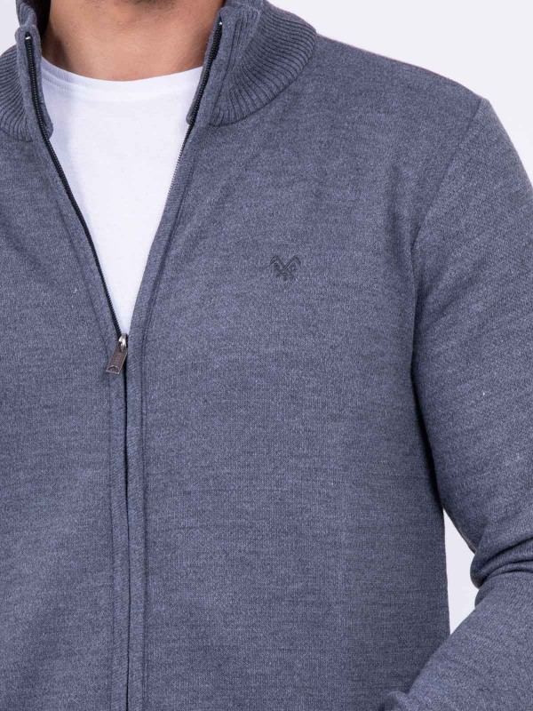 Gilet zippé col montant...