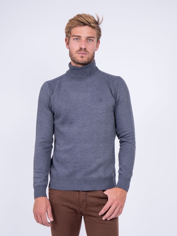 Pull col roulé LARLEQUIN