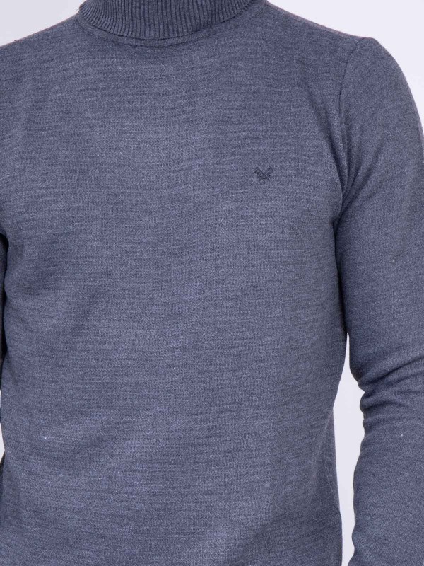 Pull col roulé LARLEQUIN