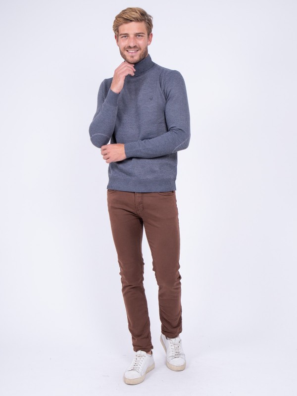 Pull col roulé LARLEQUIN