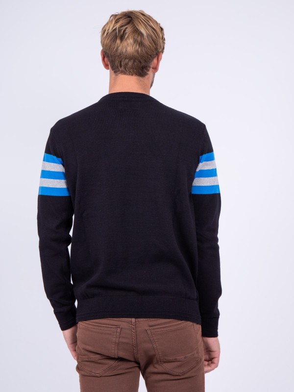 Pull col rond pur coton LIMOGE