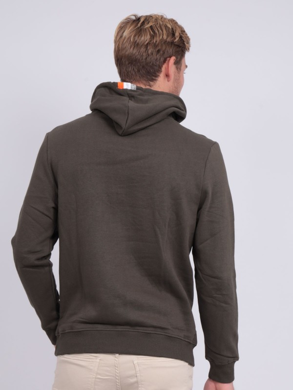 Sweat capuche WODESTO - Kaki