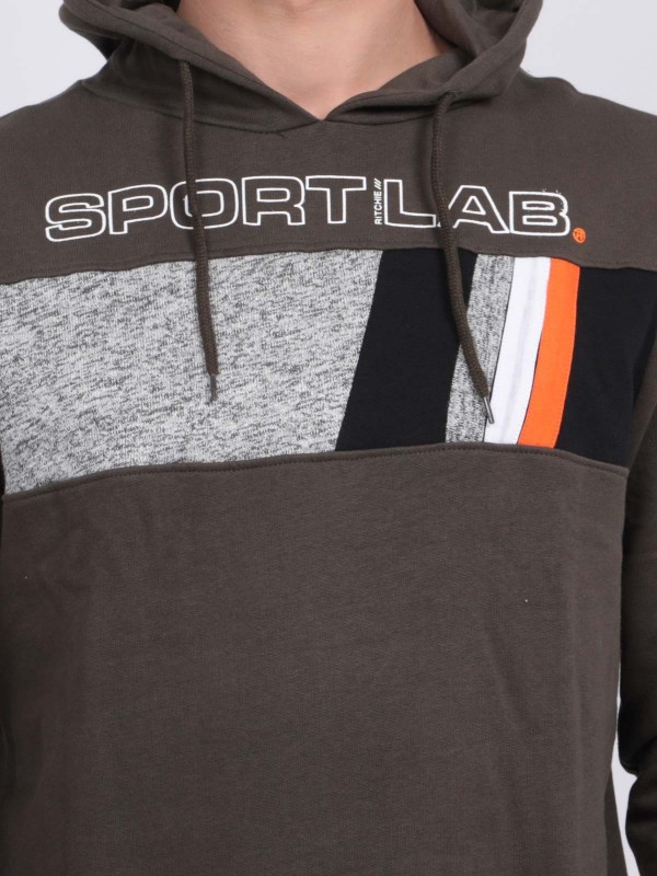 Sweat capuche WODESTO - Kaki