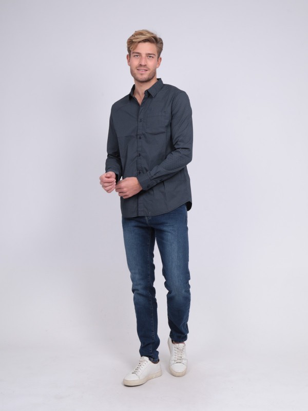 Chemise manches longues...