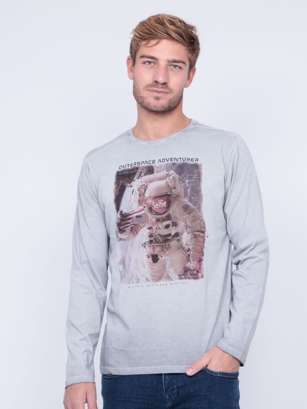 T-shirt manches longues col...