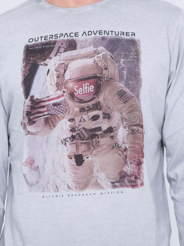 T-shirt manches longues col...