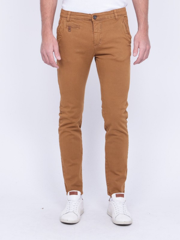 Pantalon chino VODELY - Cognac