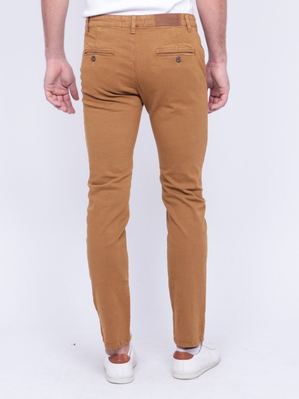 Pantalon chino VODELY - Cognac