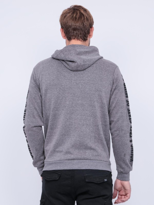 Gilet capuche WASTEN - Gris