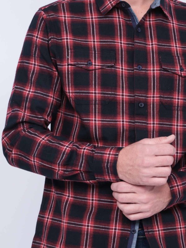 Chemise manches longues...