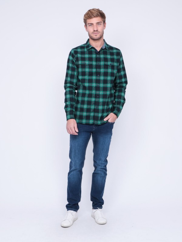 Chemise manches longues...