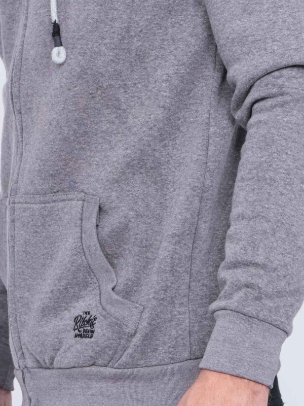 Sweat zippé capuche WAMIN -...