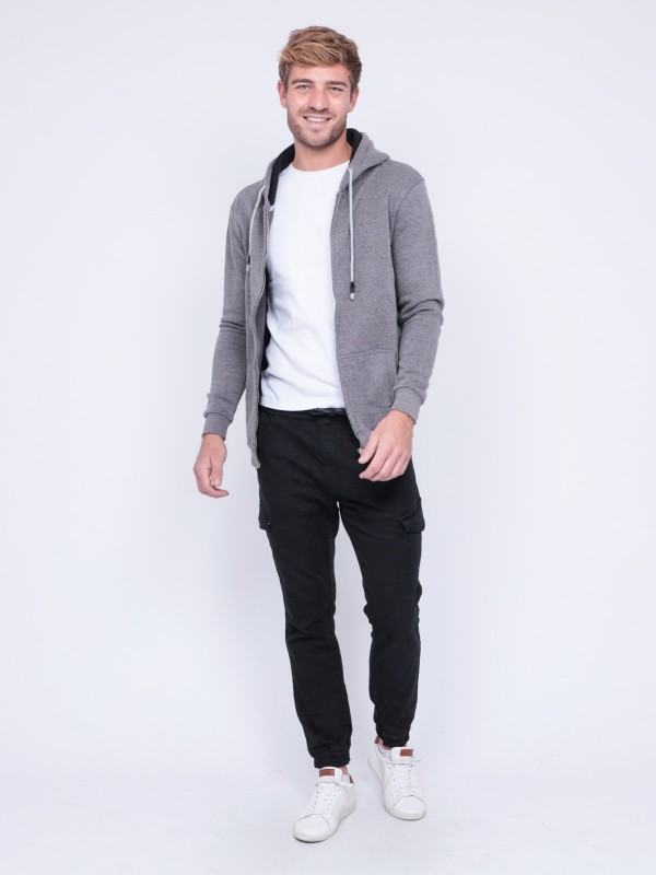 Sweat zippé capuche WAMIN -...