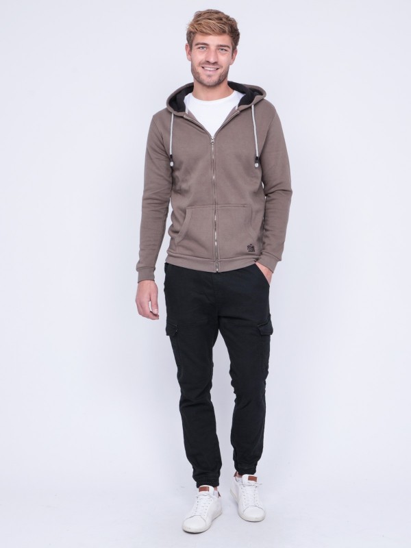 Sweat zippé capuche WAMIN -...