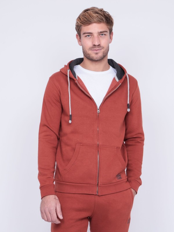 Sweat zippé capuche WAMIN -...