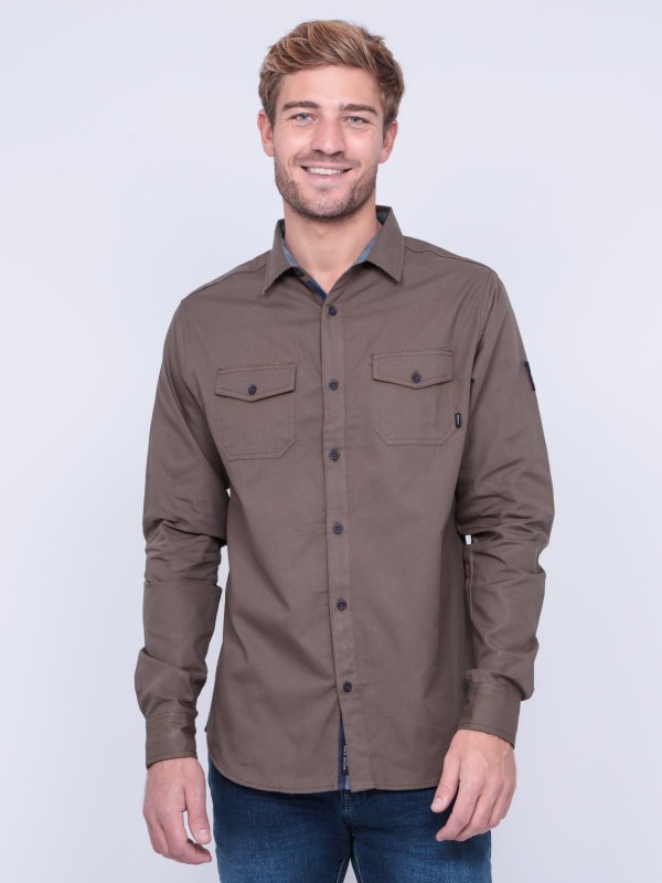 Chemise manches longues pur...