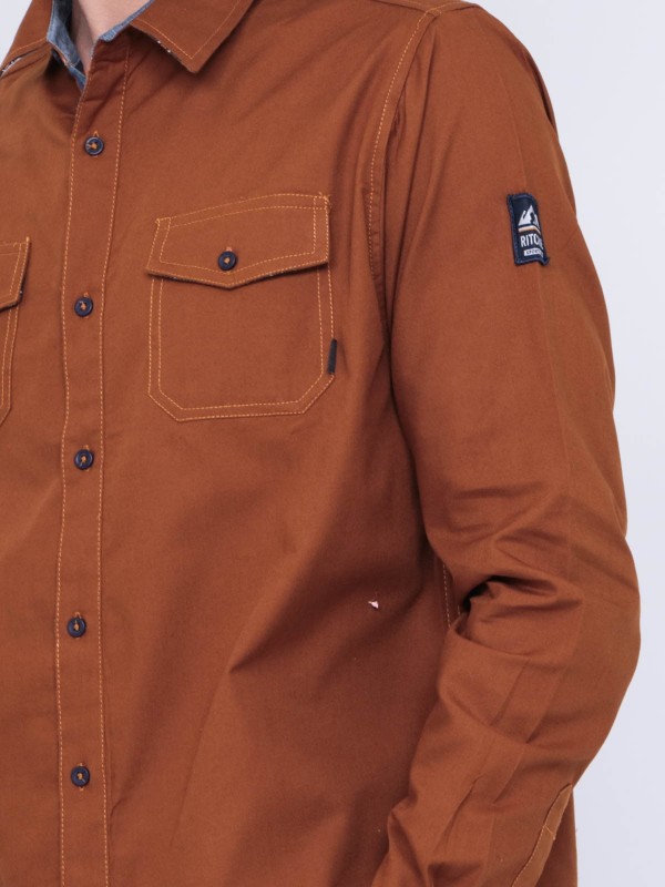 Chemise manches longues pur...