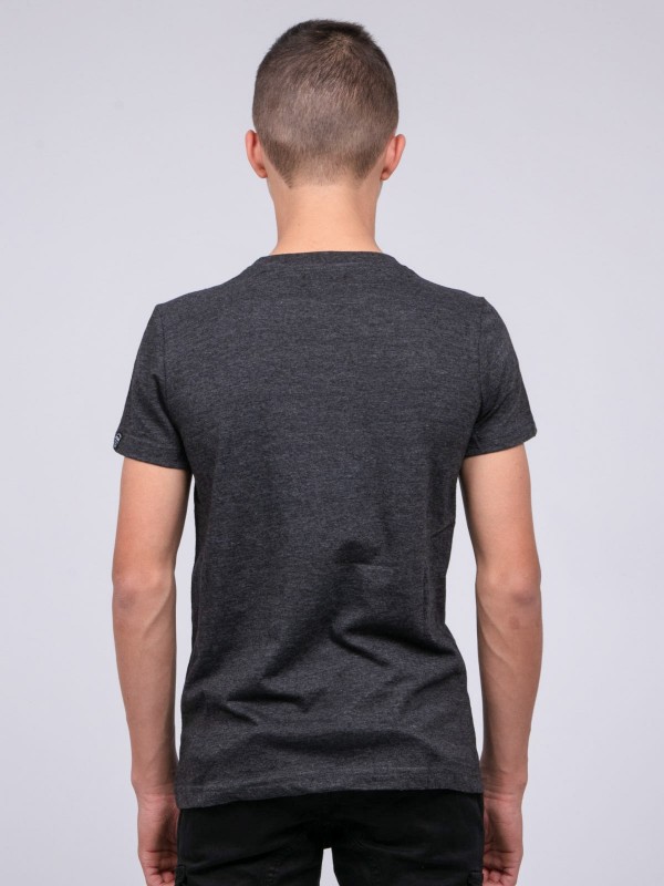 T-shirt col rond pur coton...