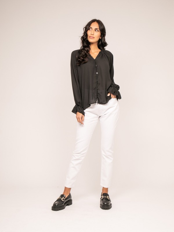 Chemisier avec volants...