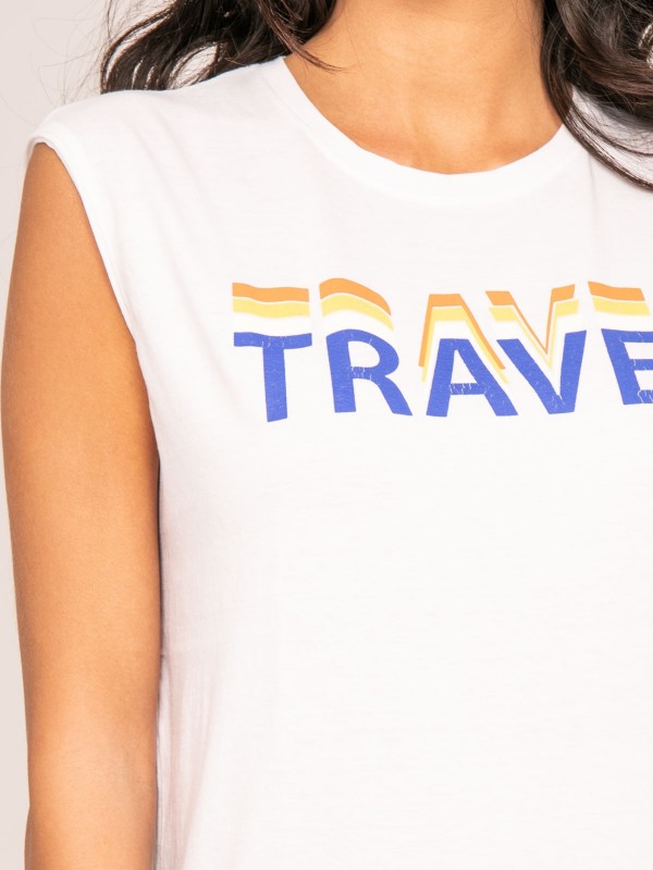 T-shirt col rond sans...