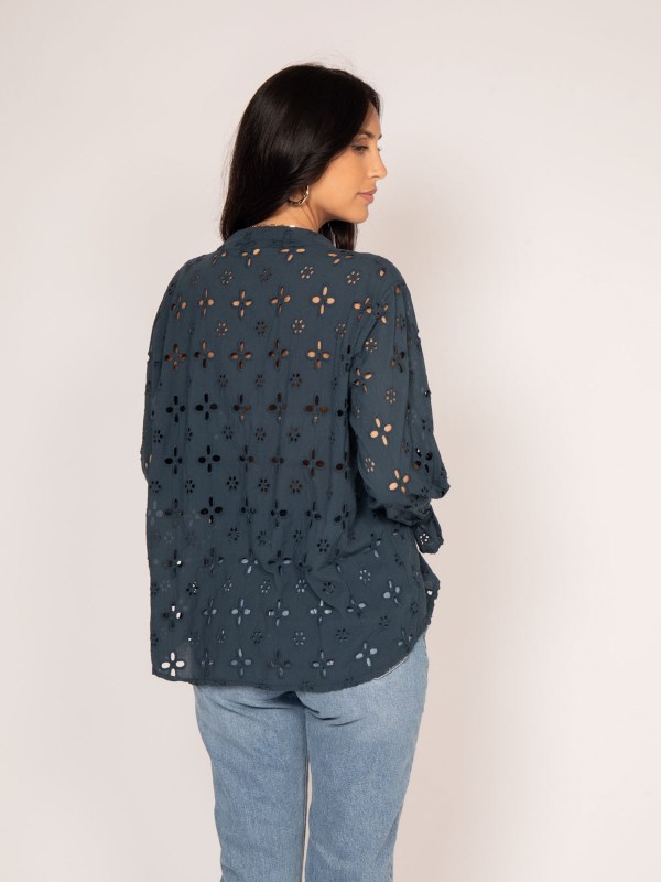 Blouse broderies anglaises...