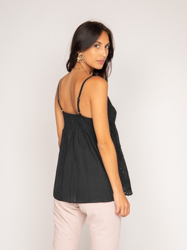 Top broderies anglaises...