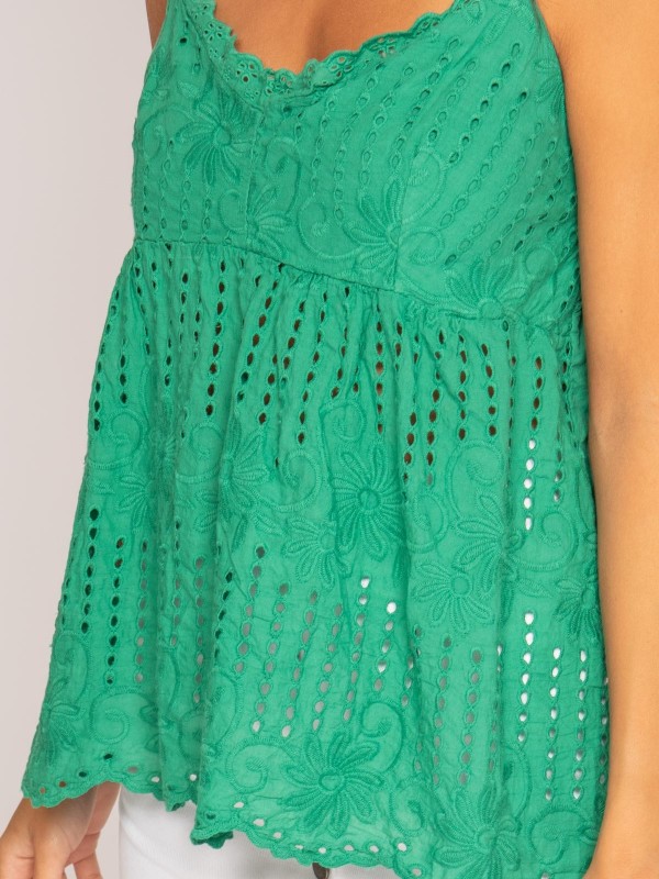 Top broderies anglaises...